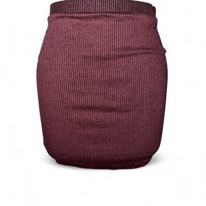 Bozzolo Women's Burgundy Mini Skirt